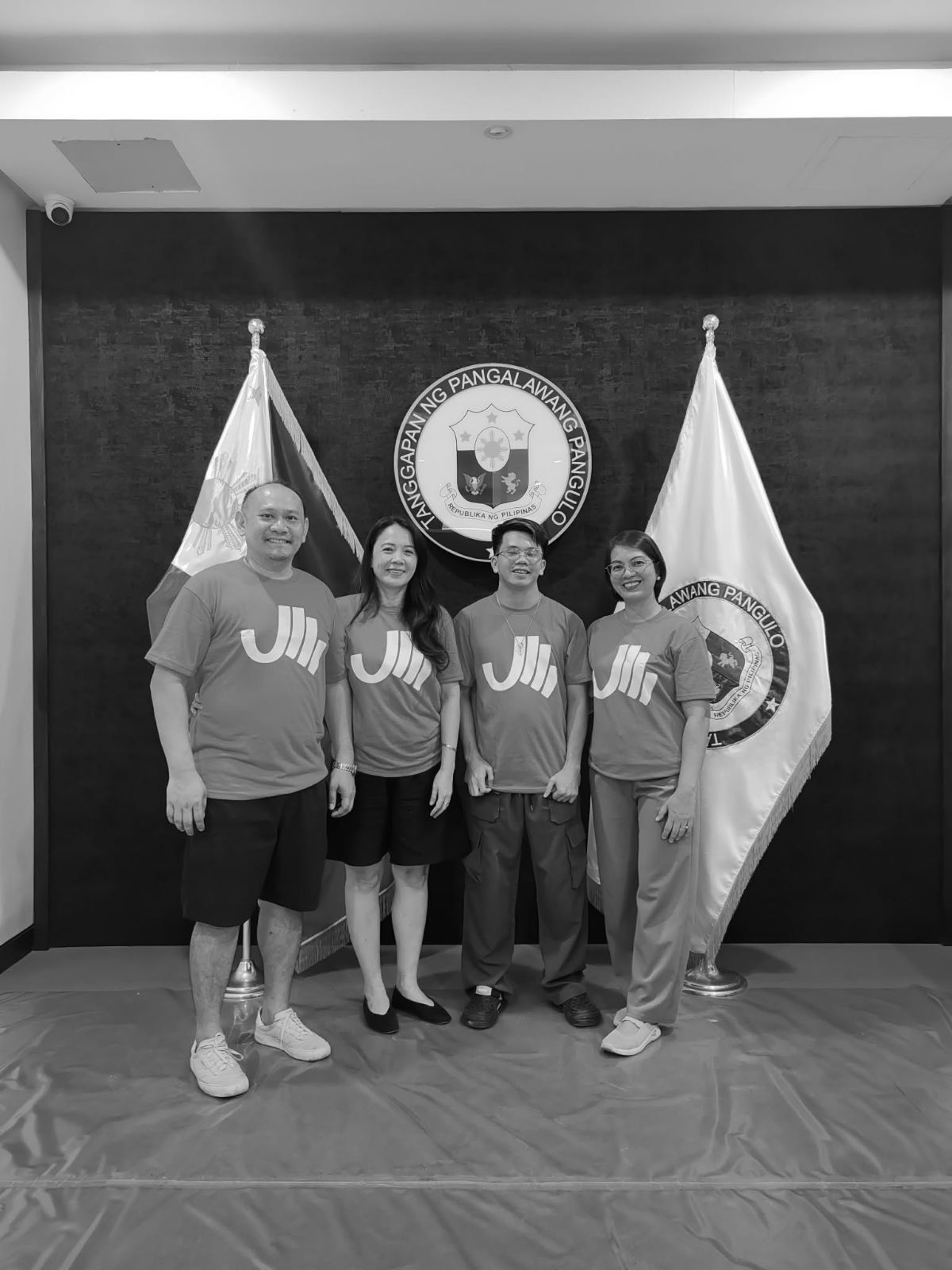 The Aid Meridian Philippines team at the Office of the Vice President of the Philippines